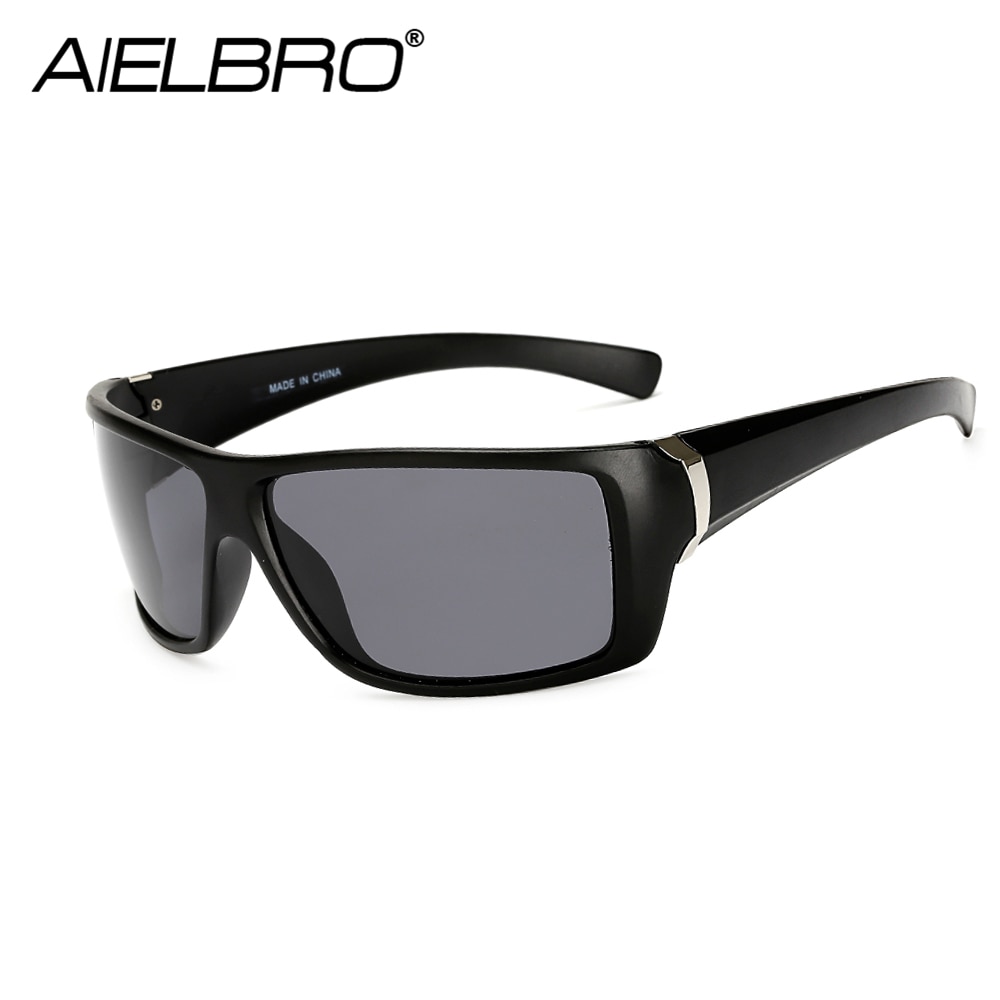 AIELBRO hommes polarisé cyclisme lunettes de soleil dégradé mâle conduite verre UV400 polarisé lunettes Style lunettes lunette