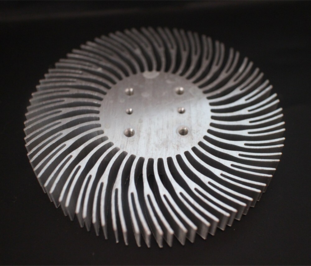 Rund led kølelegeme radiator aluminium 10w kølelegeme radiator til husholdningslampe radiator udskiftelig