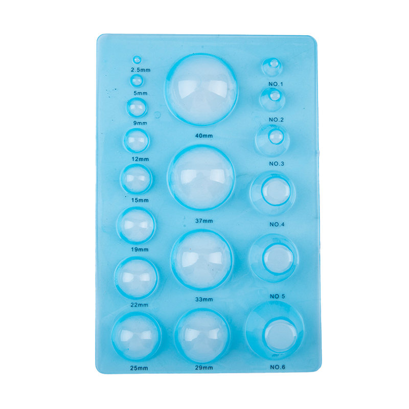 1pcs DIY Paper Crafts Tool Quilling Half Ball Mini Papercraft Mould Making Board Art Resin Clay Tools: Blue
