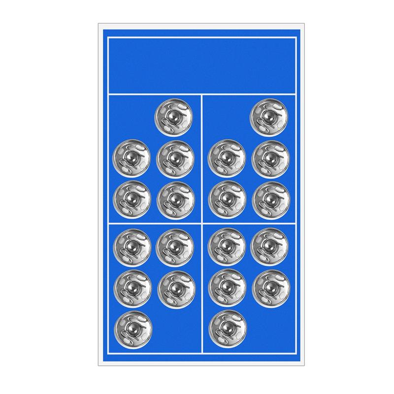 Snap Buttons Black Silver Metal Fasteners Press Button 8/12/16/18/20mm Iron Stud Plating Round Button Garment Sewing Accessories: Silver 14mm 20pcs