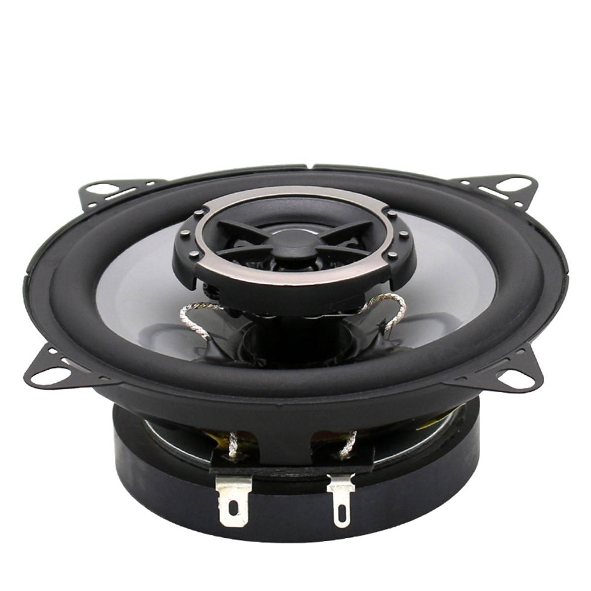 2 pcs 4 Inch 150W 12V Coaxial Speaker DIY Bass 360 Degree Surround Bass Horn Stereo Subwoofer Loudspeaker