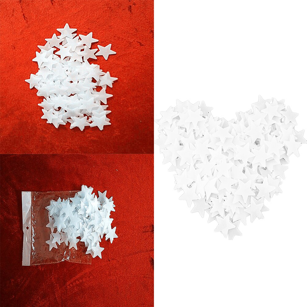 100pcs Wall Stickers Decal Glow In The Dark Luminous Fluorescent Wall Stickers Baby Kids Bedroom Home Decor