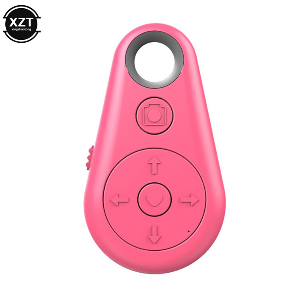 Bluetooth Remote Control Button Wireless Controller Self-Timer Camera Stick Shutter Release Phone Selfie for SamSung Xiaomi: Pink