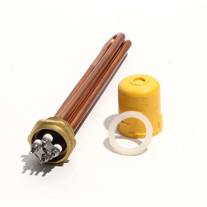 Heating Element Electric Water Heater Parts Copper DN25 (1&amp;quot;) Thread 3KW/6KW/9KW/12KW 220V 200mm/250mm/300mm/350mm: 12KW 350mmL / Gold