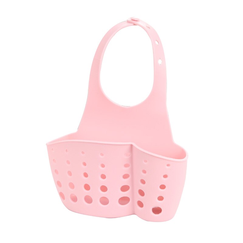 Portátil inicio cocina baño fregadero esponja PVC colgante Rack de drenaje grifo cubeta de almacenamiento estantes titular de herramientas FBE3