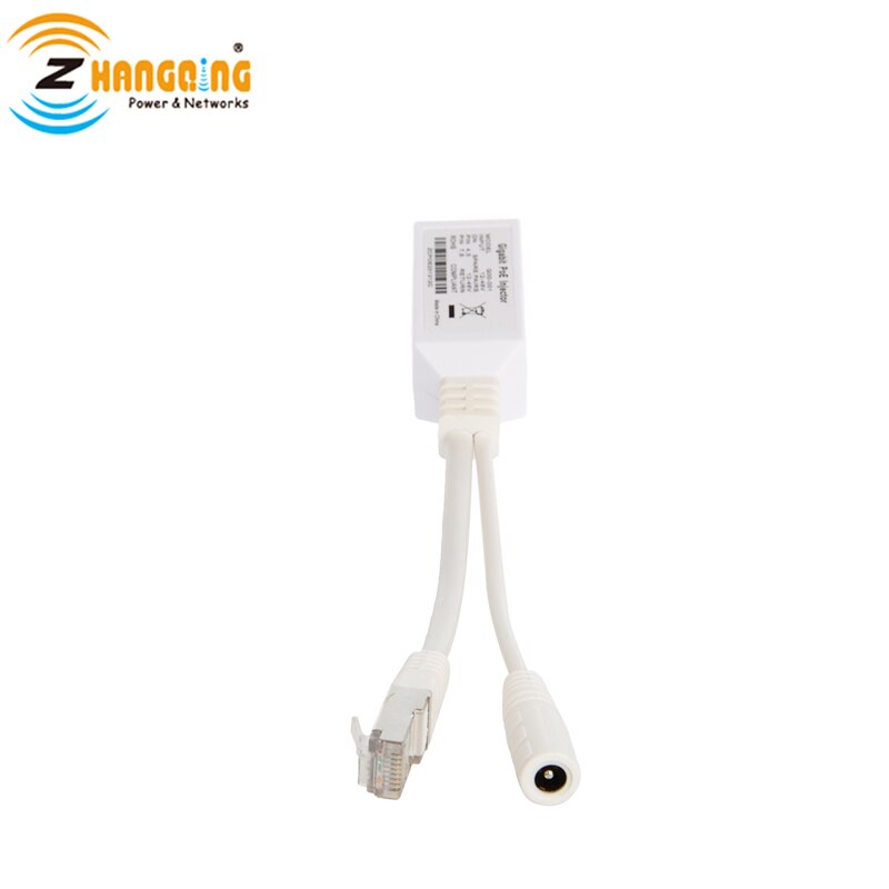 PoE Splitter cable Injector Gigabit PoE Injector with LED Light for MikroTik and other Lan port PoE Products