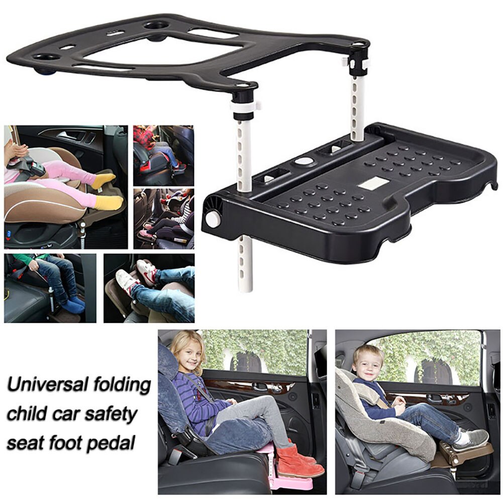 Reposapiés ajustable para asiento de seguridad de coche para niños, soporte de sujeción, Pedal plegable para reposapiés de bebé, reposapiés plegable para piernas