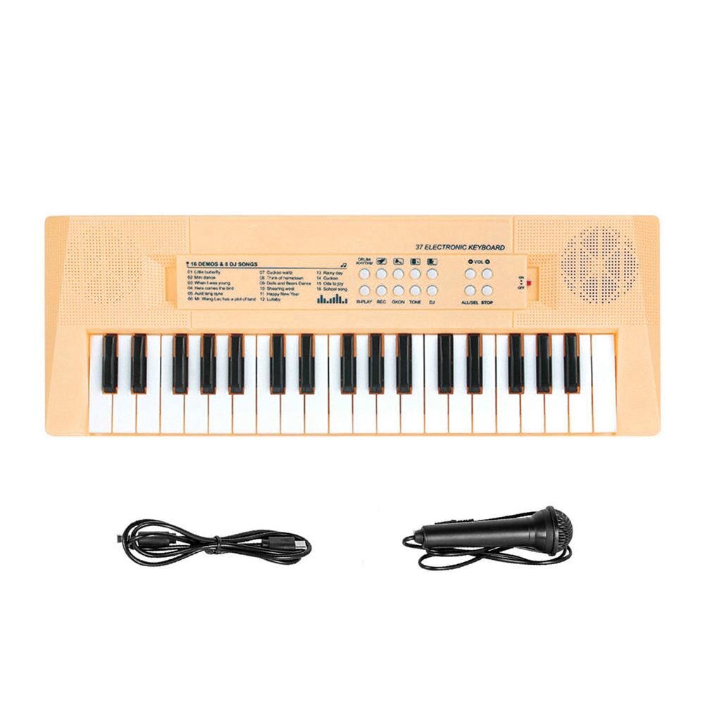 37 farbe freundlicher Elektronische Orgel Klavier Digitale Musik Bord Mit Mikrofon freundlicher Musical Schaum Für freundlicher