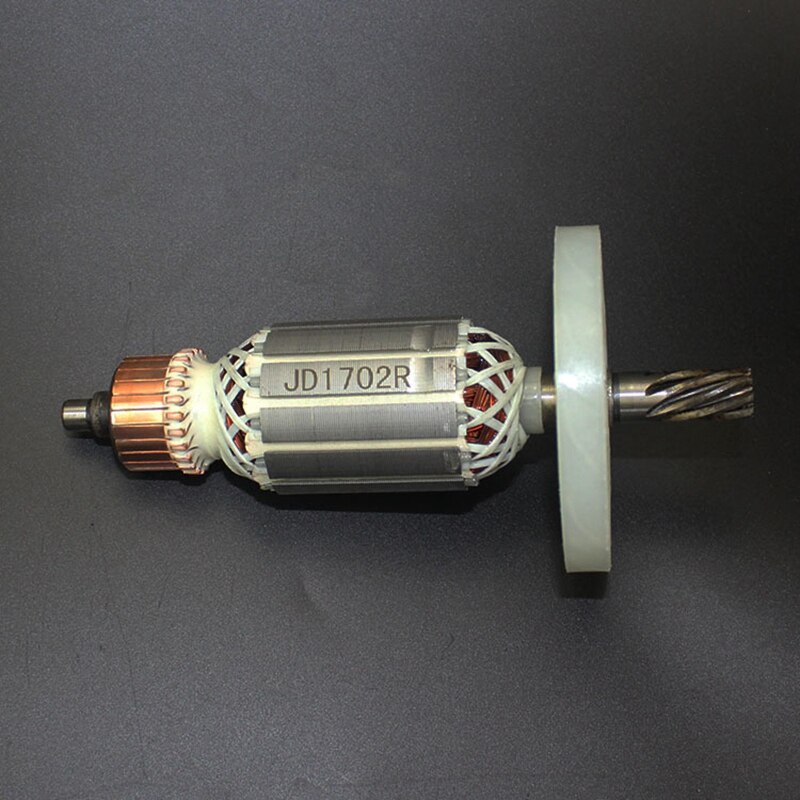 220V Armature Rotor Anchor Motor Suitable for Makita 0810 Replacement 7 Tooth Electric Hammer