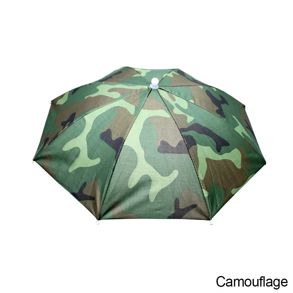 Tragbare Regen Regenschirm Hütte Faltbare Angeln Kopfbedeckung Kappe Ich bin Freien Sonnenschutz Wasserdichte Camping Strand Kopf Hüte: Elfenbein