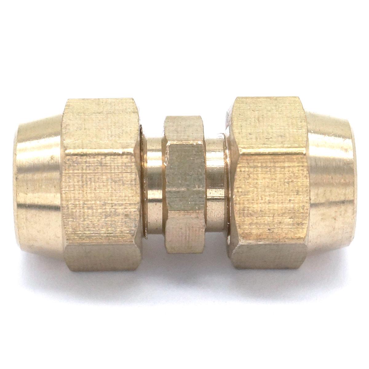 migotać rura OD 6mm x migotać rura OD 6mm mosiądz migotać męnarty złącze rury pneumatyczne montaż z krótką nakrętką migotać