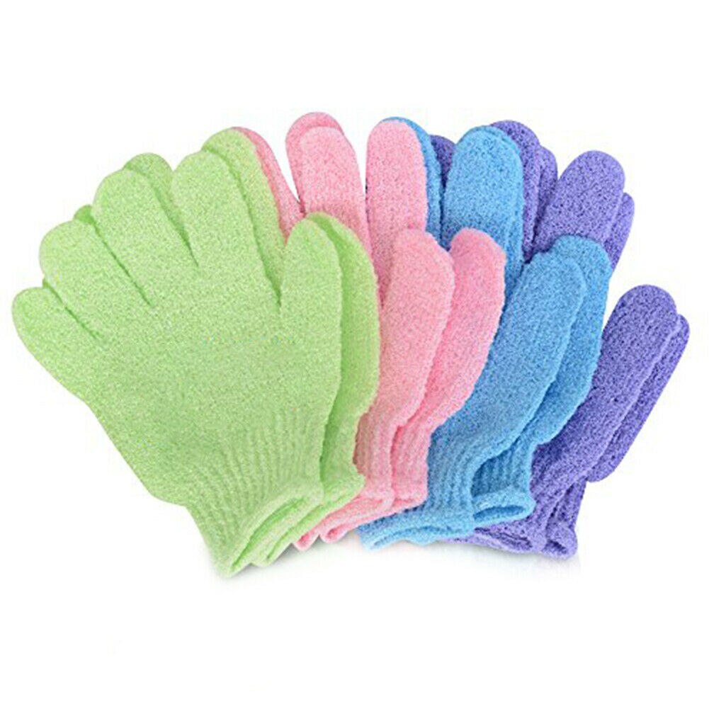 8 stk eksfolierende handsker fuld kropsskrubber handsker bad spa eksfoliering