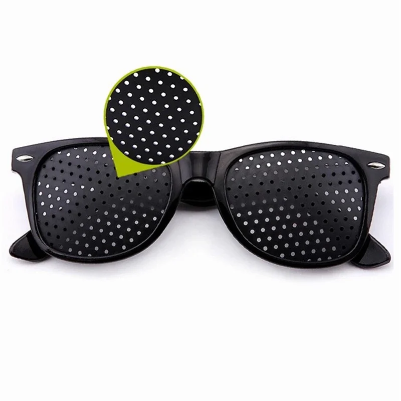 Vision Care Tragbare Korrekturbrille Improver Stenopeic Pinhole Pin Hole Brille Anti-Müdigkeit Augenschutz Oculos De Grau