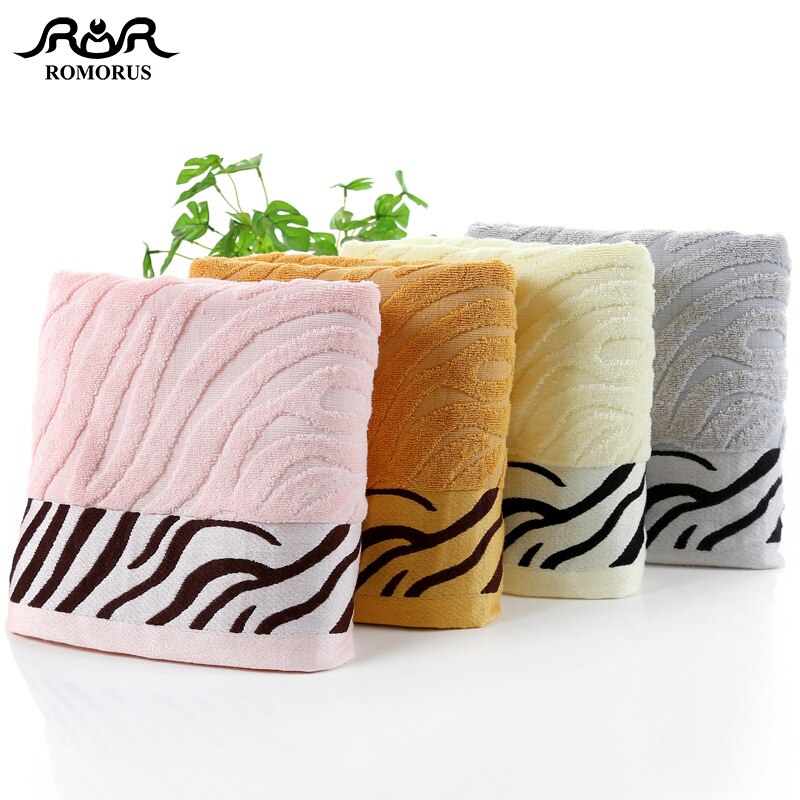 100% Toalla de bambú textura de tigre cara baño toalla Super suave absorbente fibra de bambú toallas de baño Toalla grande de playa
