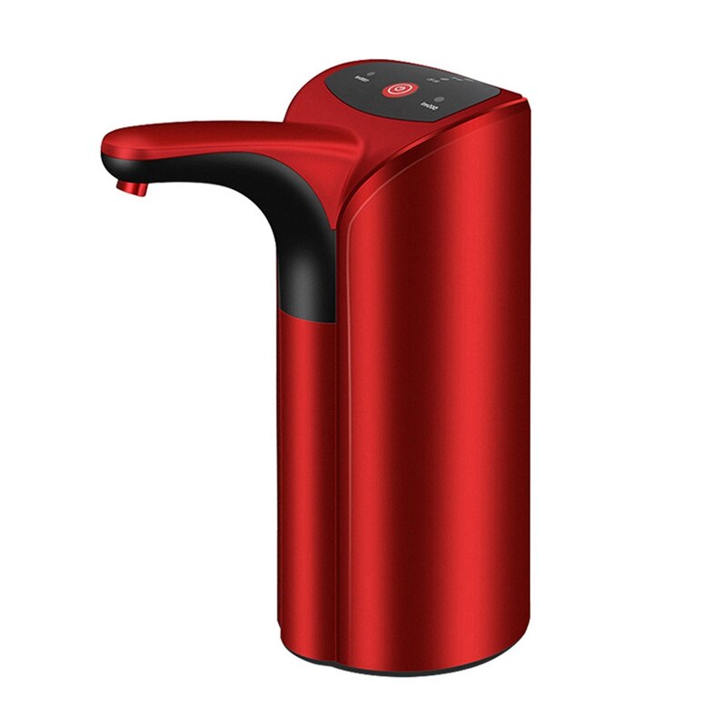Elektrikli su sebili otomatik USB su şişesi pompası ev galon içme suyu şişesi anahtarı akıllı su pompası: Red