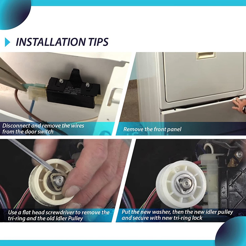 Tensor de secadora 279640 para Whirlpool y Kenmore, reemplazo de secadora de ropa, 3388672, 697692, AP3094197, W10468057