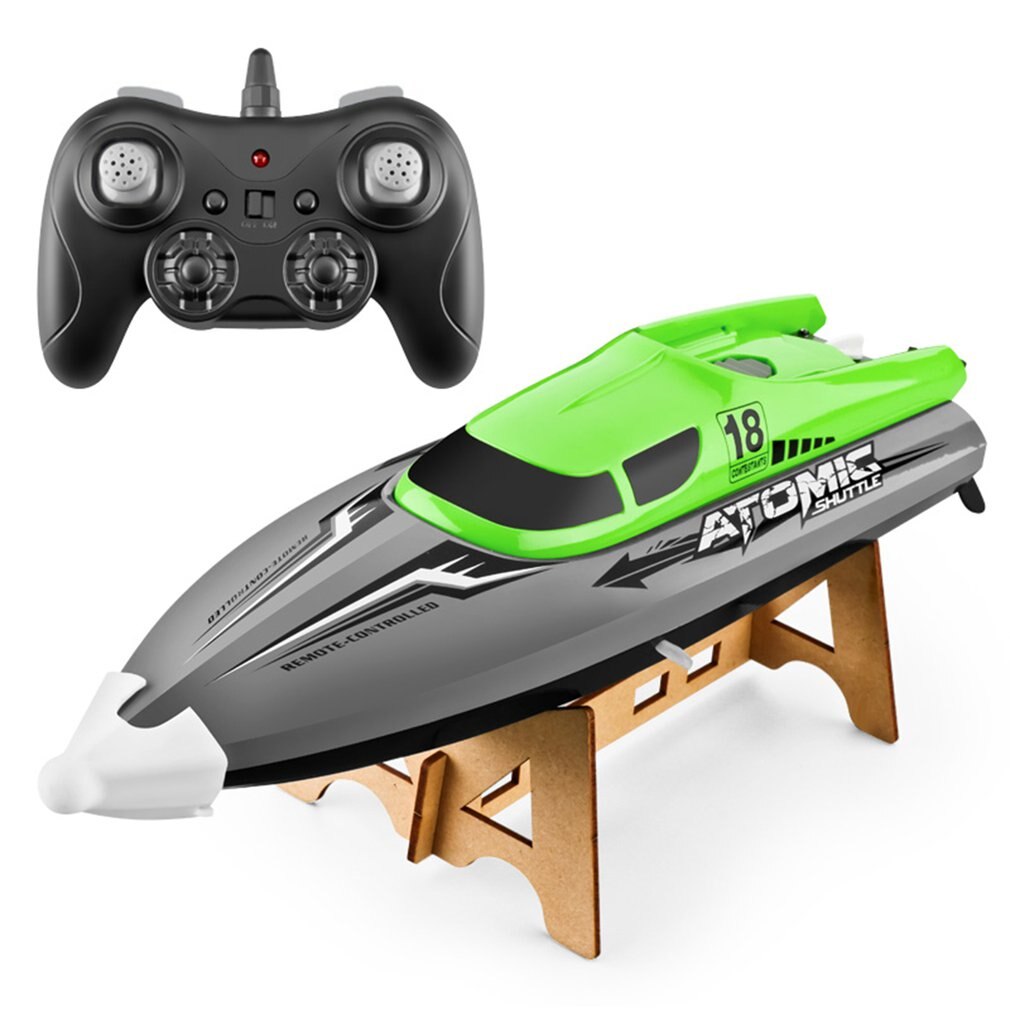 Afstandsbediening Boot Speed Racing Hoge Snelheid Watergekoelde Rc Speedboot Speelgoed Model Educatief Kinderspeelgoed: Green