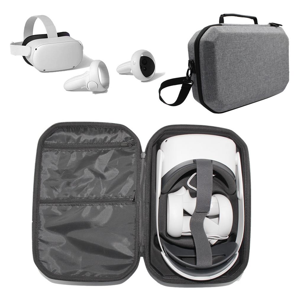Protable VR Accessories For Oculus Quest 2 VR Headset Travel Carrying Case EVA Storage Box For Oculus Quest 2 Protective Bag