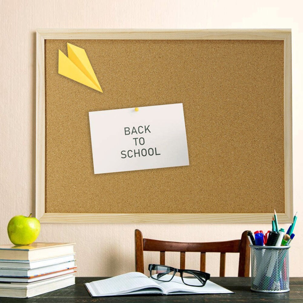 Durable Cork Bulletin Board Notice Board Cork Disp... – Grandado