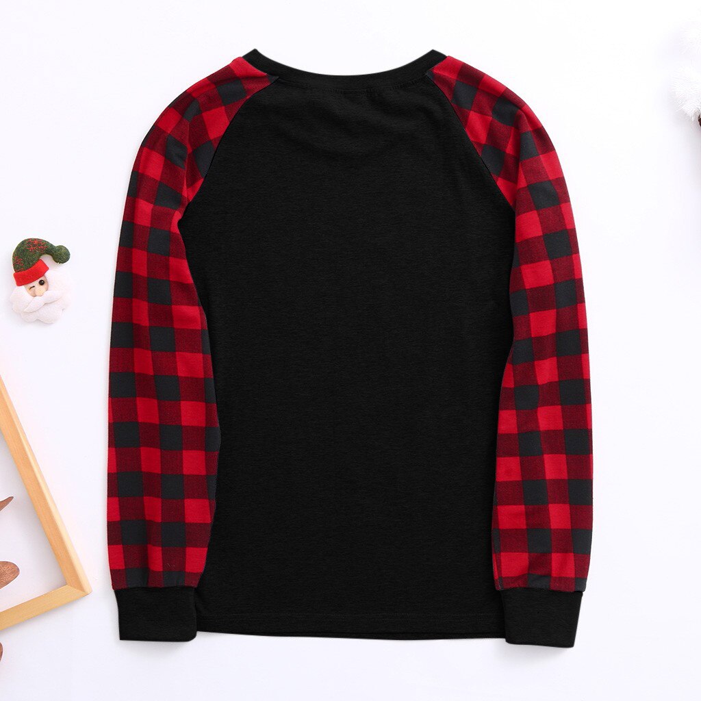 Jul män pyjamas set pappa tryck blus toppar och byxor jul familj kläder nattkläder vinter pijamas navidad hombre