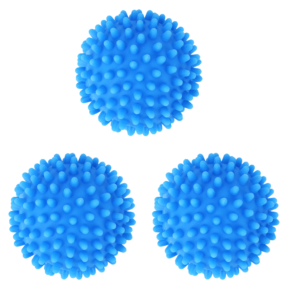1PC 3PCS Magic Laundry Balls Washing Tool Reusable PVC Dryer Balls For Washing Machine Cleaning Drying Fabric Softener Ball: 3 pcs