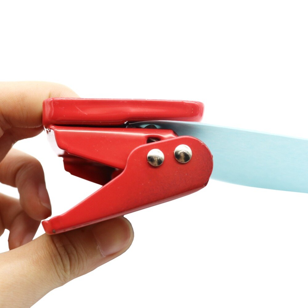 Brand Mini Double hole puncher Two holes Portable Metal ABS School Office Stationery 10-sheet aperture 6mm