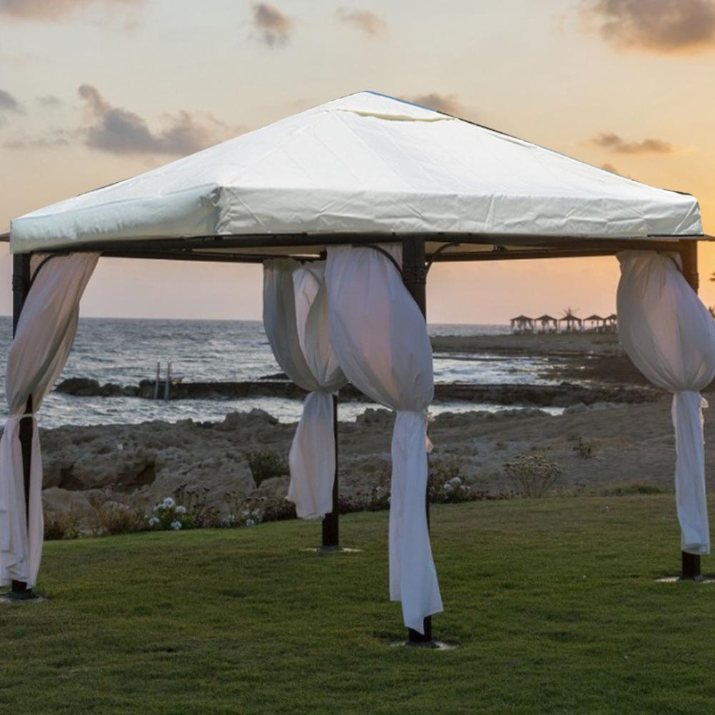 3x3M Outdoor Garden Roof Canopy Pop Up Canopy Cover Waterproof UV Protection Sun Shade Sail Tent Sun Shelter Awning For Beach
