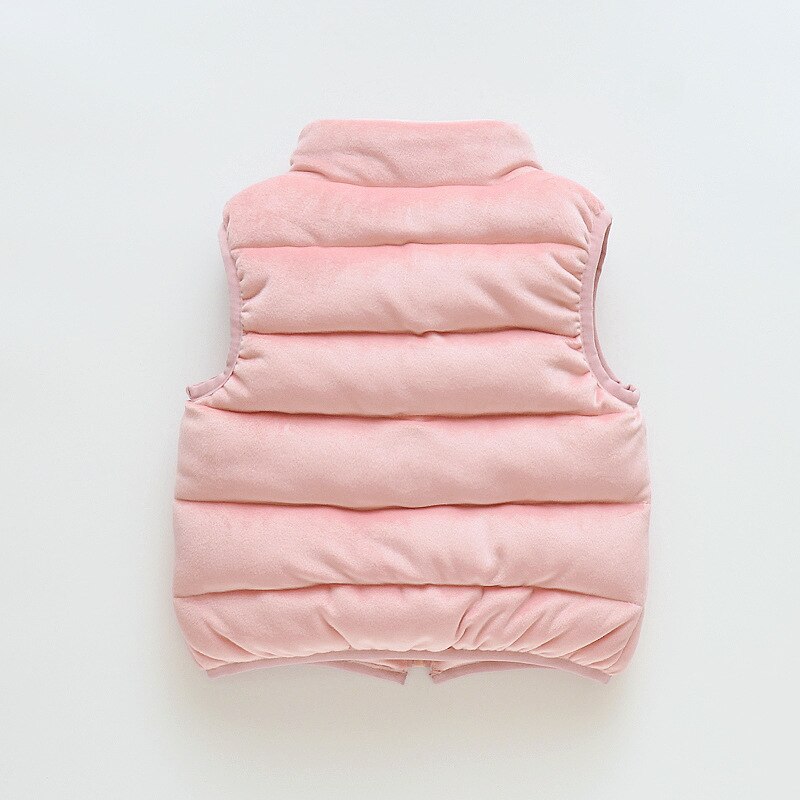 Meisjes Winter Jassen Warm Vest Voor Kinderen Kinderen Dikker Jassen Jas Mouwloos Vest Voor Tiener Meisje Uitloper: Pink / 14