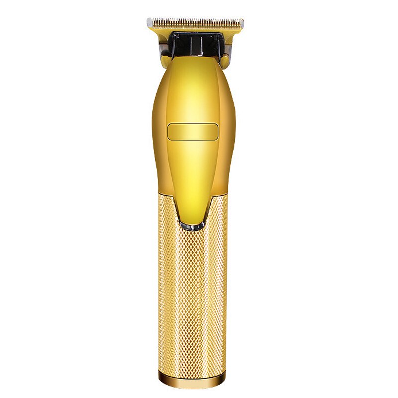 USB Rechargeable Gold Hair Clipper Electric hair trimmer Cordless Shaver Trimmer Men Barber Hair Cutting Machine: 4