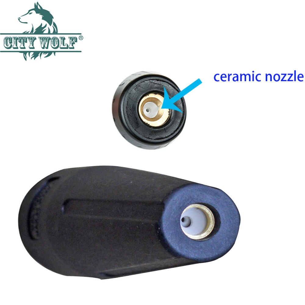 Rotating Dirt Blaster Turbo Nozzle with 1/4" Quick Release Plug Connector #035 forHigh Pressure Washers Car Washing Machine