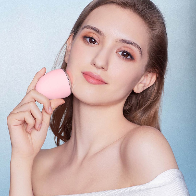 Xiaomi Inface Ultrasonic Ion Skin Cleaning Instrument And Face Facial Vibration Massage Ion Introduction Skin Tender And Shiny