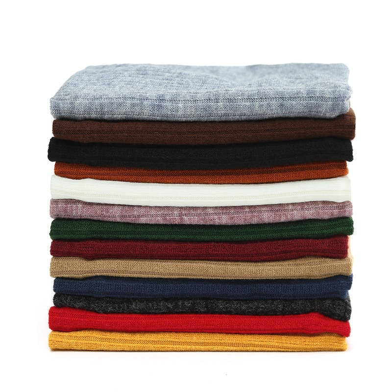 Strik kvinder ring hals tørklæde vinter varm tyk pels bandana bomuld cykel tørklæder unisex mænd cashmere krave wraps