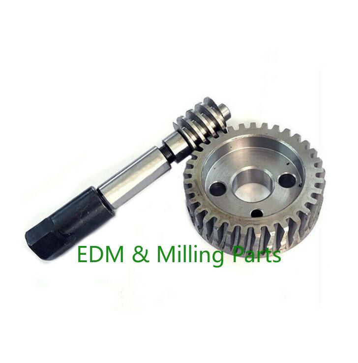 Piezas de fresadora CNC-tornillo sin fin ajustable + engranaje de turbina para herramienta de molino Bridgeport