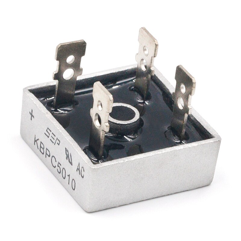 2Pcs KBPC5010 50A 1000V Diode Bridge Rectifier Kbpc5010