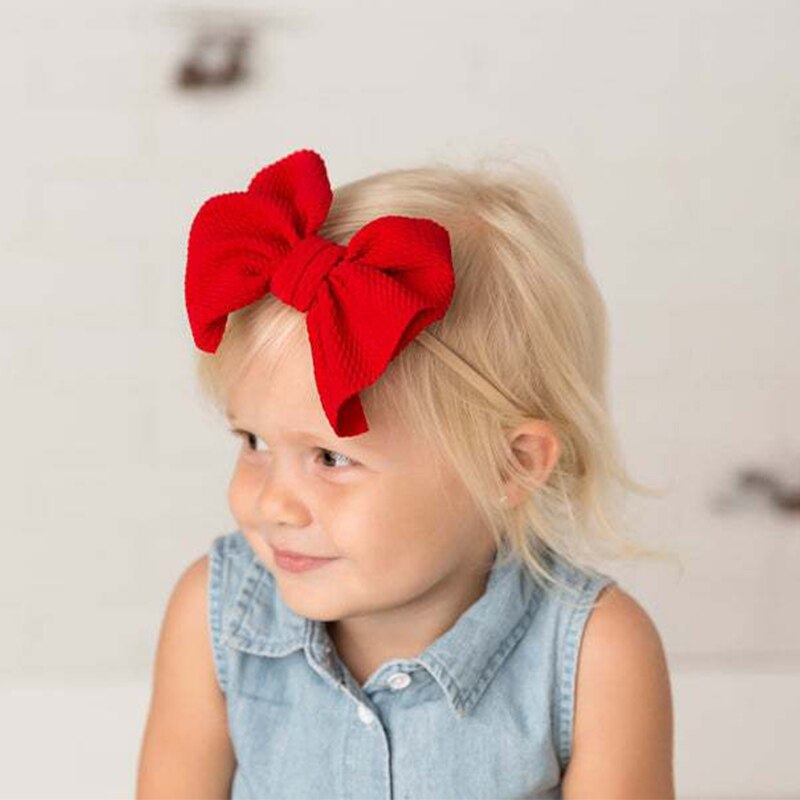 Peuter hoofddoek baby stretch knoop strik meisjes haarband kinderen tulband hoofdband