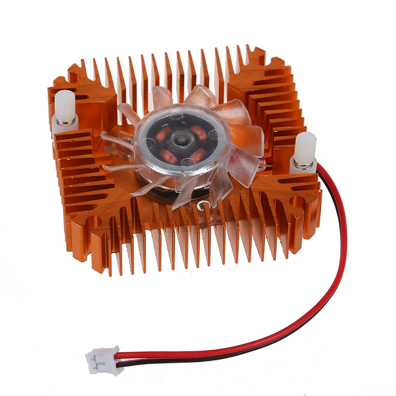 Pc datamaskin bærbar pc cpu vga skjermkort 55mm kjøler kjølevifte kjøleribbe til skjermkort mini kjølevifte radiator til dropshippin