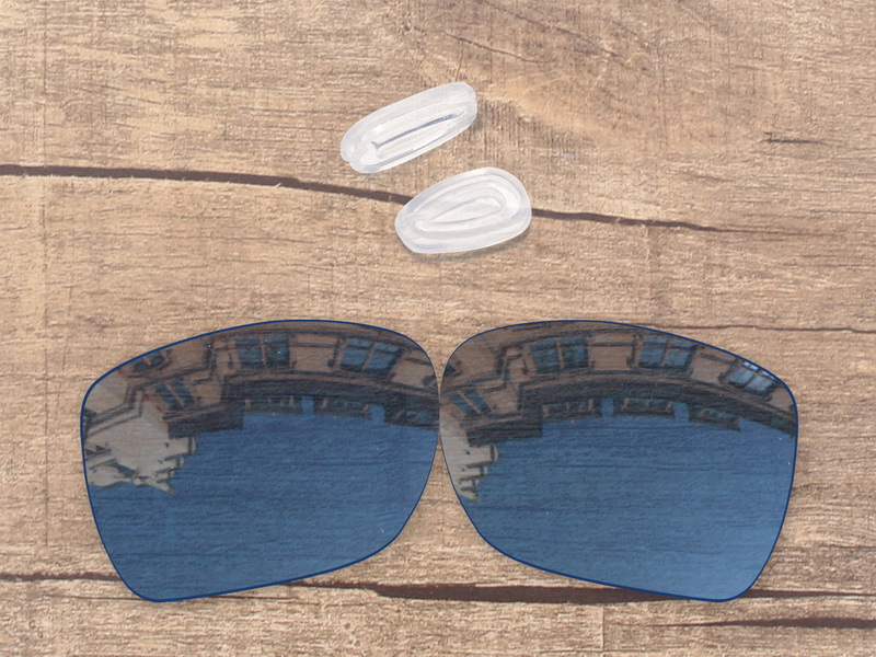 Vonxyz lentilles de rechange polarisées + choix de couleur | 20 +, choix de couleurs, tampons nasaux pour-cadre Oakley déviation OO4061: HD Blue