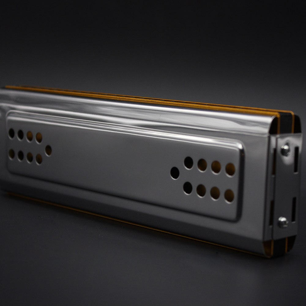 Svan 2- i -1 dubbelsidig tremolo munspel munorgel dural nyckel av c & g 24 dubbelhål vass blåsinstrument med rengöringsduk