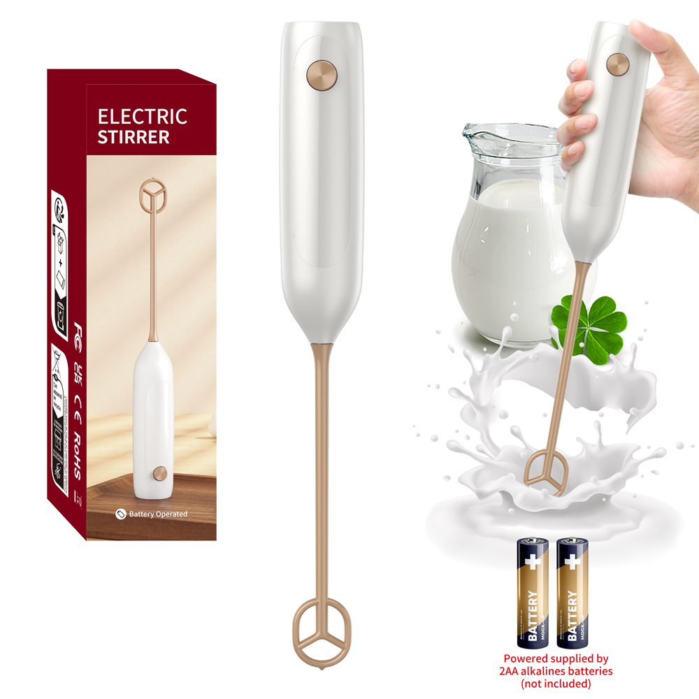 Kitchen Powerful Stirrer Milk Frother Handheld Foam Maker for Lattes,Whisk Drink Mixer for Coffee Electric Egg Beater: Default Title