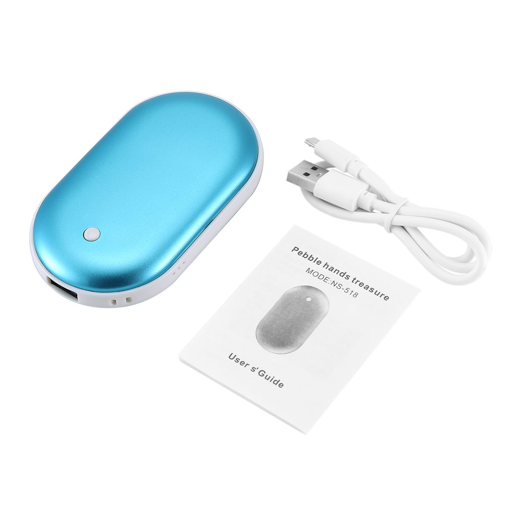 Mini chauffe-main électrique longue vie | 4000/8000mAh, joli modèle de voyage, chauffage des mains, chauffage de la poche, produit chauffant la maison: Lavande / 4000mAh