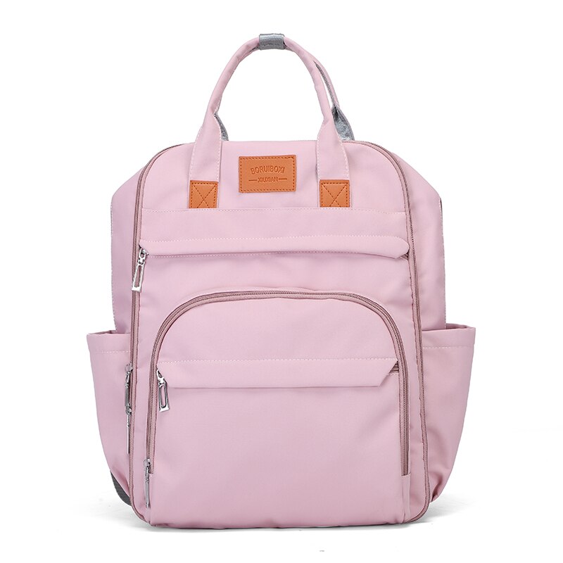 Mochila escolar con asa larga para chica joven, bolsa de libros para estudiantes, adolescentes, mujeres, universidad, novedad de viaje informal, 2022: Rosa