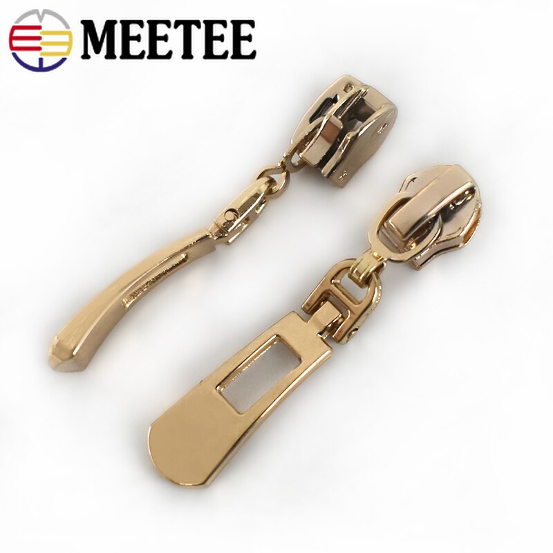 10pcs Zipper Sliders for 3# 5# Nylon Zips Sewing Pocket Bag Zip Head Puller Repair Kit DIY Garment Accessories ZT180