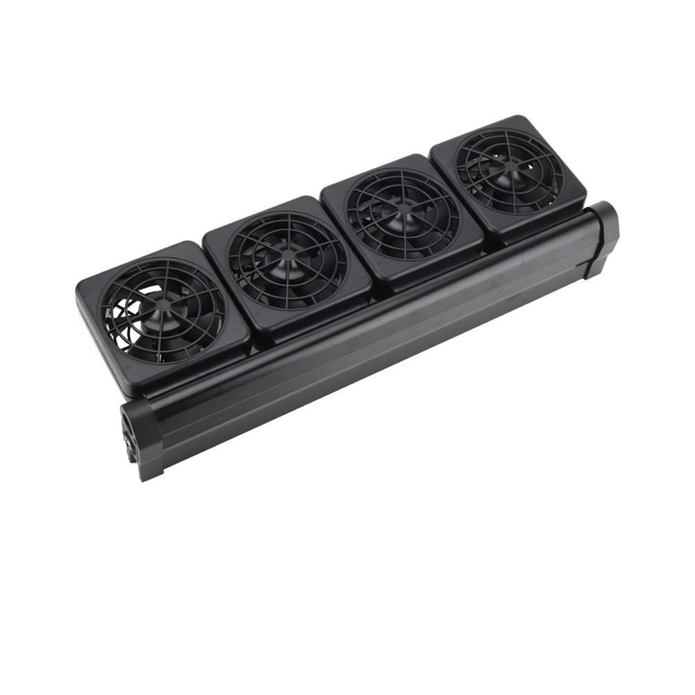 Aquarium Fish Tank Cooling Fan System Chiller Reduce Water Temperature 1/2/3/4 Fan: 4 heads