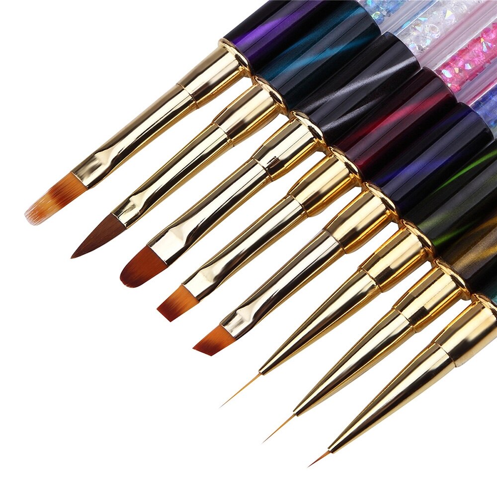 1pcs Ombre Nail Brush Pen Acrylic Nail Art Painting Sculpture Pull Line