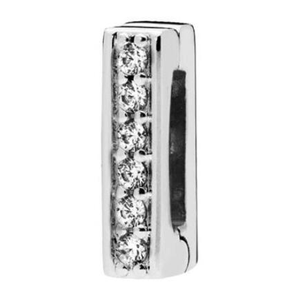 Abalorio de plata de ley 925 auténtica, Clip de chispa atemporal Reflexions con cuentas de cristal aptas para pulseras y brazaletes