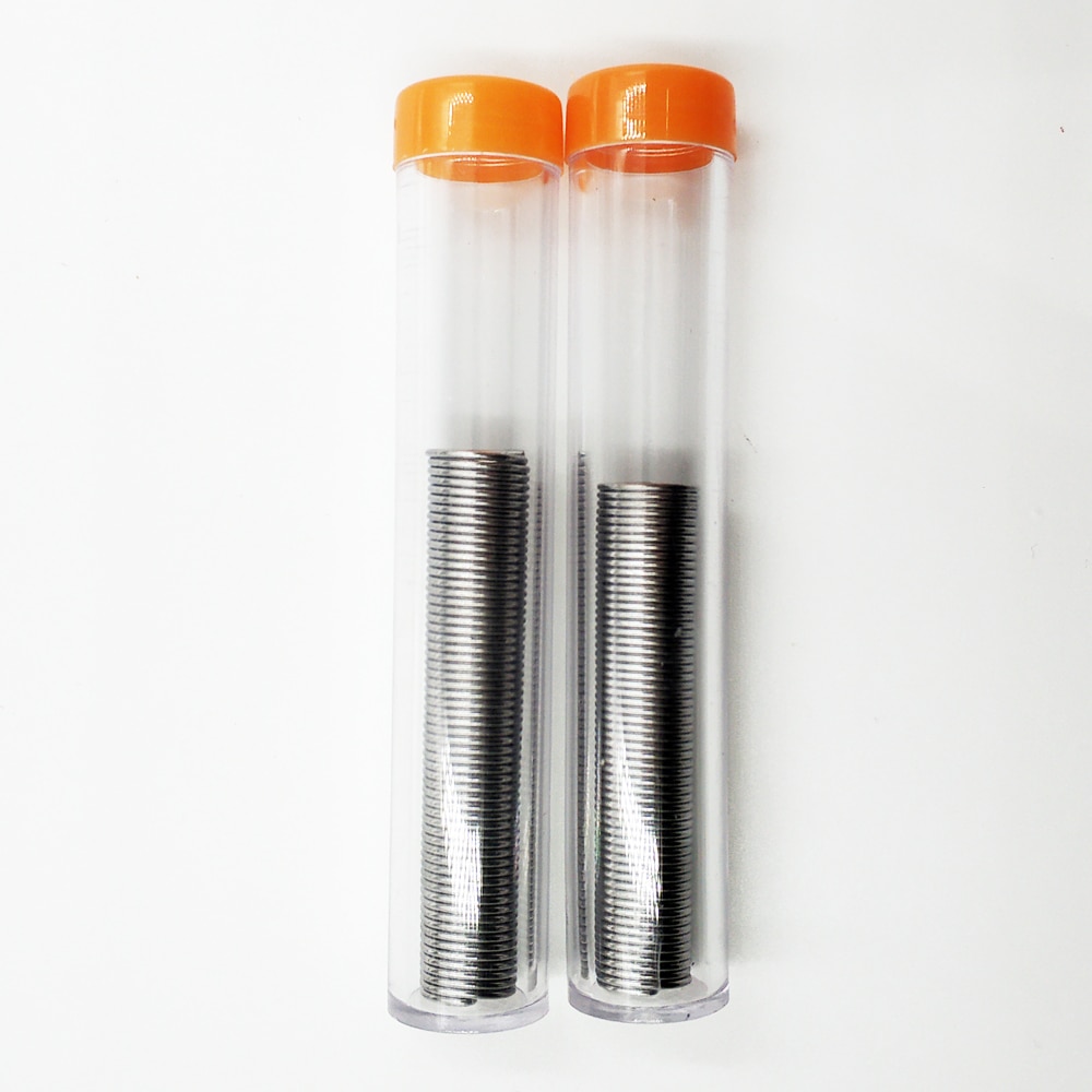Draagbare 1 Mm Lood Tin Voor Soldeerbout 18G Soldeertin Draad Voor Elektronische Lassen Verpakt Door Plstic Fles