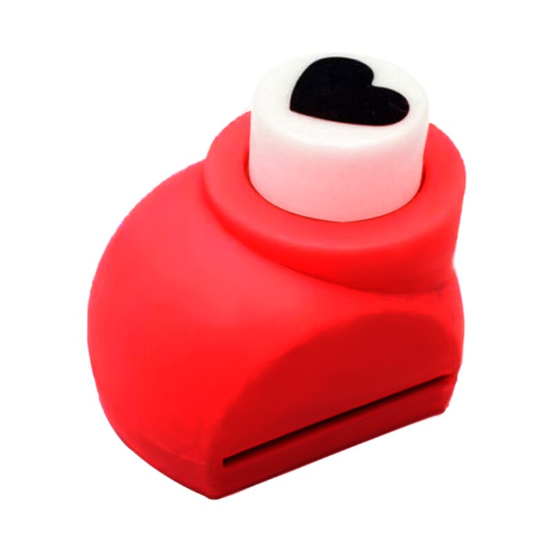 Mini Handmade Crafts Scrapbooking Tool Paper Punch For Photo Gallery Tool DIY Card Punches Embossing device Stamping: Red