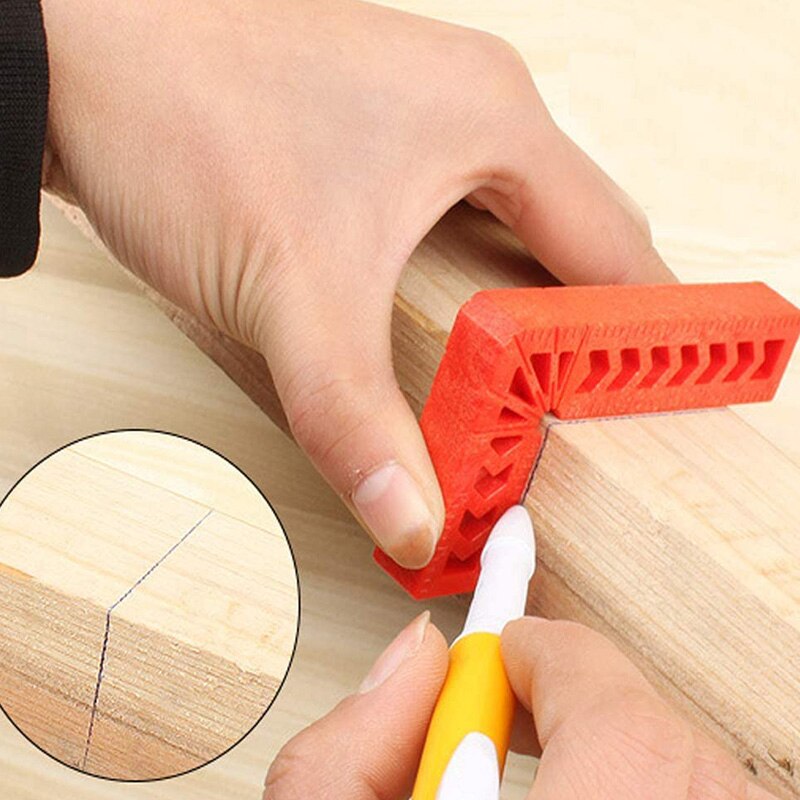 GTBL 8Pcs Positioning Squares For Woodworking, 90 Degree Corner Right Angle Clamps Carpenter Corner Clamping Square Tool