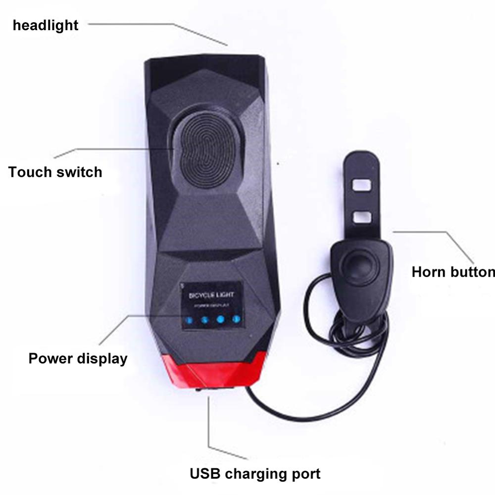 Fiets Licht Usb Oplaadbare 350 Lumen Fiets Lamp Front IPX5 Waterdichte Koplamp Zaklamp Fietslicht Fiets Accessoires