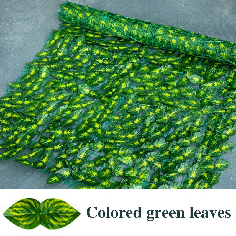 Clôture à feuilles artificielles 1m x 3m, panneau de Protection UV pour aménagement paysager de la maison, jardin, arrière-cour, balcon, nouveauté 2022: G